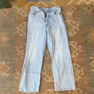 LEVI'S WOMEN'S RIBCAGE STRAIGHT ANKLE JEANS 27 x 27